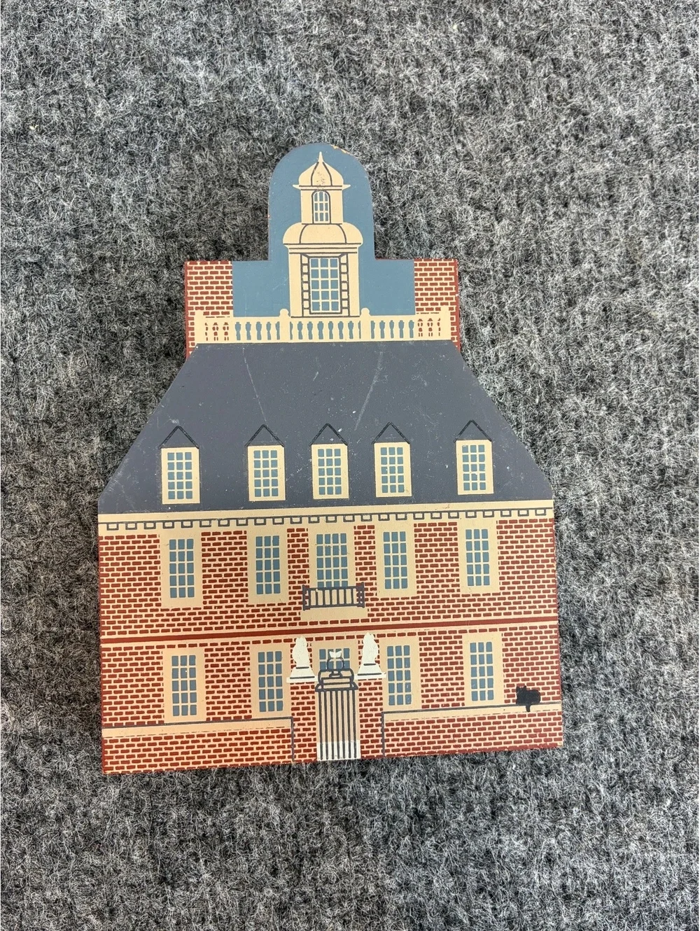 The Cats Meow Set of 4 90s Vintage Decorative Wooden House Buildings #3